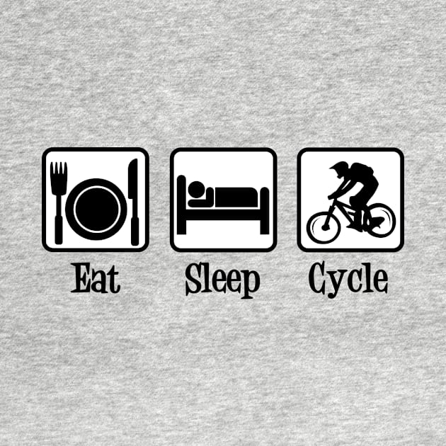 Eat Sleep Cycle by epiclovedesigns